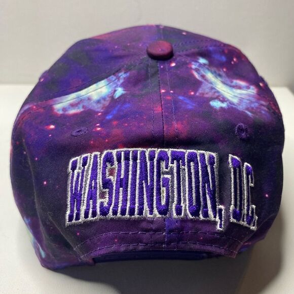 Washington DC Galaxy Unisex Adjustable Embroidered Logo Spell Out Snapback Hat - Picture 4 of 9